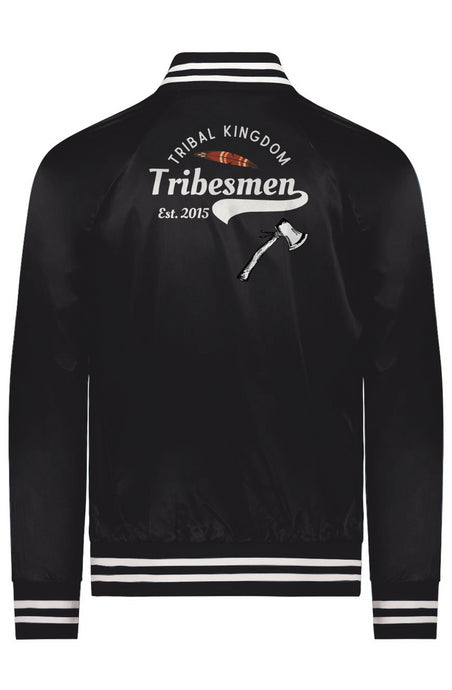 TK University Satin Baseball Varsity Jacket