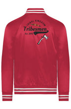 Load image into Gallery viewer, TK University Satin Baseball Varsity Jacket
